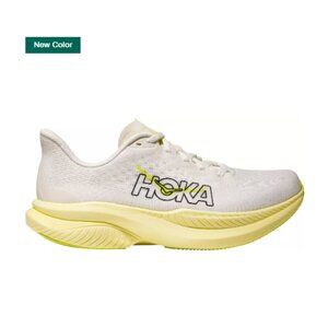 Michelle Shop's! Mach 6 Hoka (White/Citrus) Women's Shoes